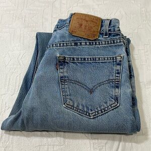 Levis 550 Relaxed Fit Tapered USA Y2K ‘01 Vintage Mens 34x36 Women’s Unisex